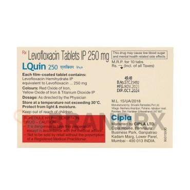 LQuin 250 mg Cipla