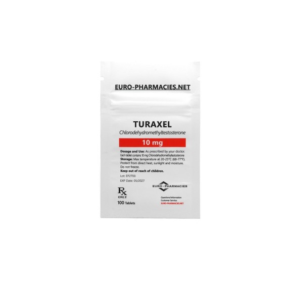 Turaxel 10 (Turanabol) – 10mg/tab – 100 tab/bag USA Pharmaceutical