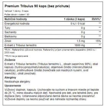 Weider - Premium Tribulus 90 kaps Weider